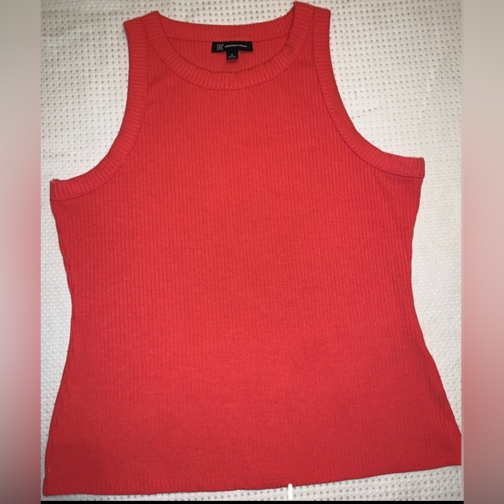 Gently worn I.N.C. International Concepts Ribbed tank top Size: XL